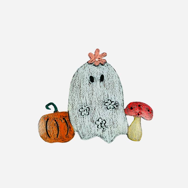 Whimsies – Großhandel Magnete – Halloween-Magnet, Geisterdekorationen, Kürbis, Pilz, USA