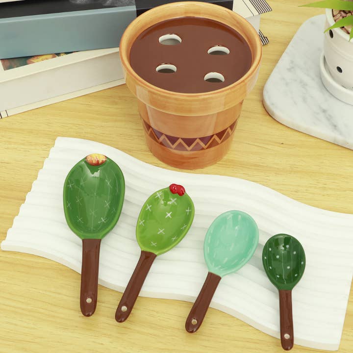 Moderny - Wholesale Measuring Spoon - Cactus Measuring Spoon Set6