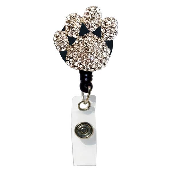 Porta-crachá Sparkle Paw Print por atacado de Smart Charms