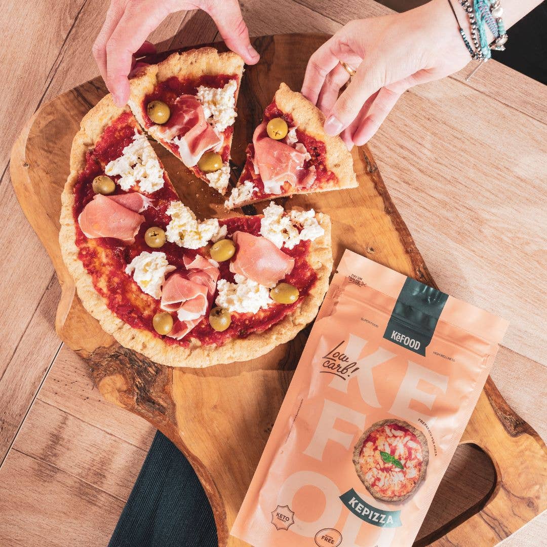 KeFood - Vendita all'ingrosso Preparati per pane - PIZZA DIETA CHETOGENICA SENZA GLUTINE E LATTOSIO6