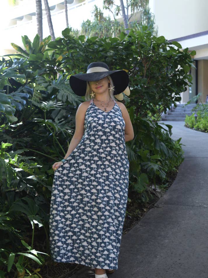 Vestito Lanipo Hawaiian Palm Tree per la vendita all'ingrosso da parte di Angels by the Sea Hawaii