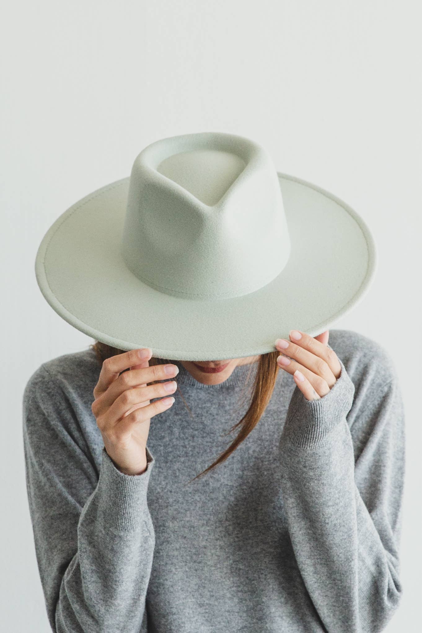 Bella Betty - Wholesale Fedora - Women's - Best Best Seller Vegan felt fedora hat with wide stiff  flat26