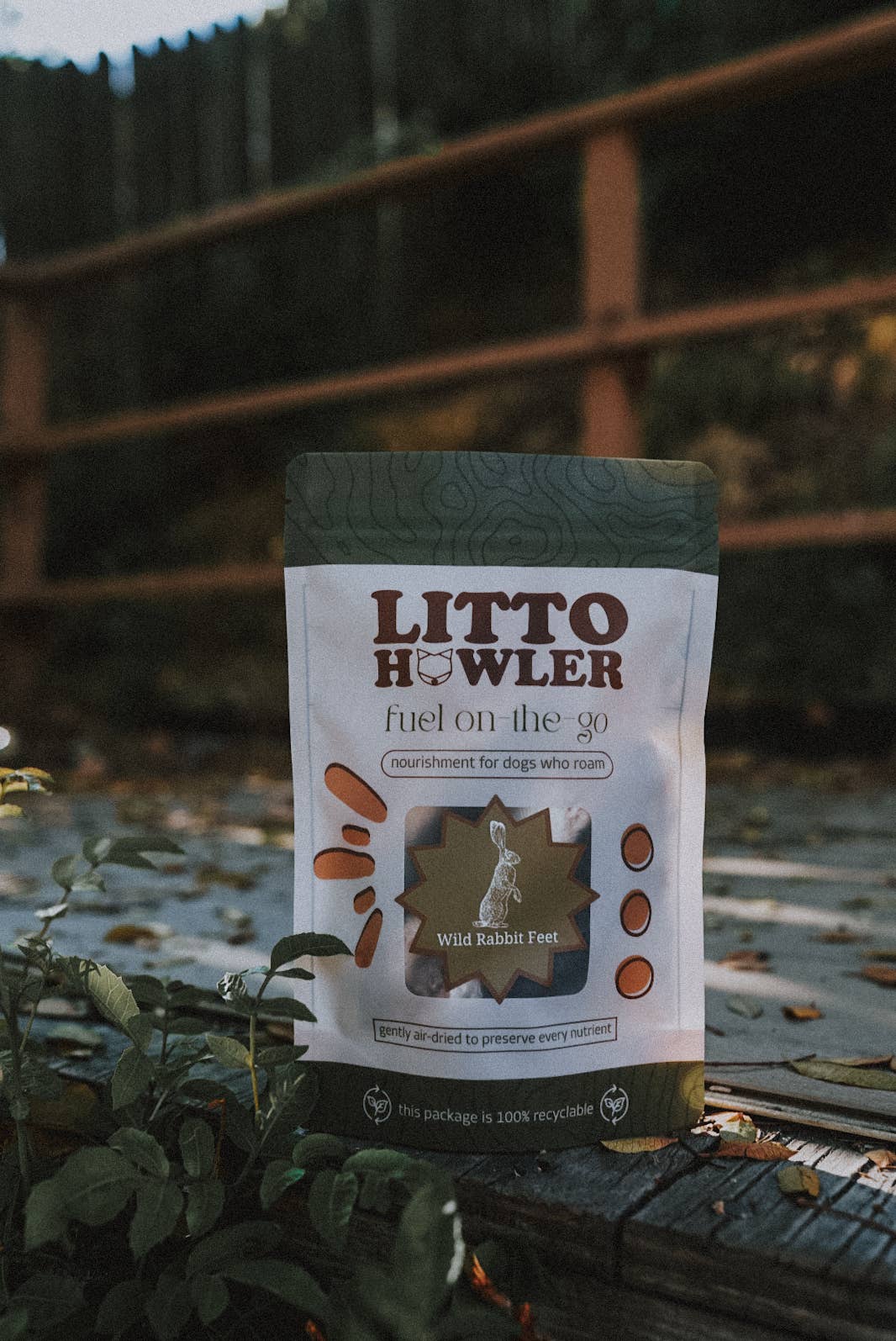 Litto Howler - Wholesale Pet Treats - Dog - Wild Rabbit Feet | 12 Count 1