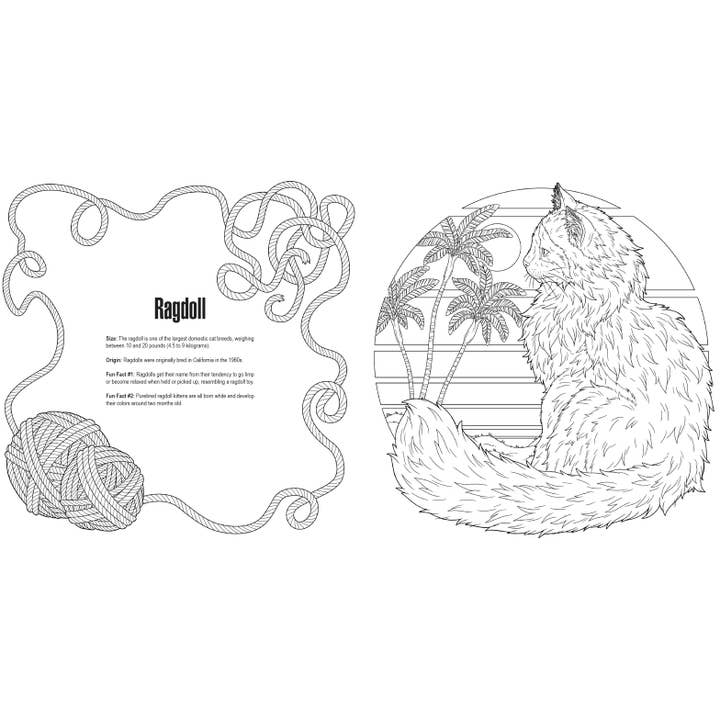 Penguin Random House LLC - Wholesale Coloring Book - Kids & Baby - Cats: A Smithsonian Coloring Book