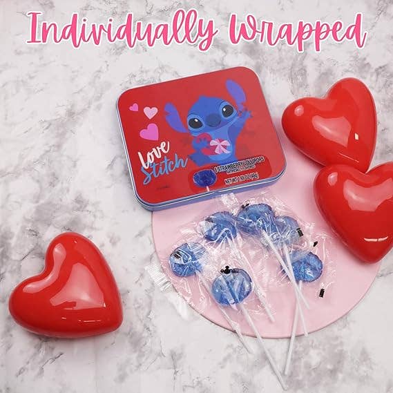 I Got Your Candy - Wholesale Lollipop - Galerie Lilo and Stitch Valentine’s Day Lollipops 1.69oz - 8ct