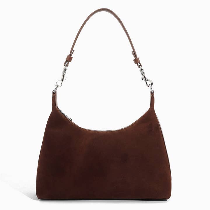 Velourmocka axelväska för wholesale av Verano Hill