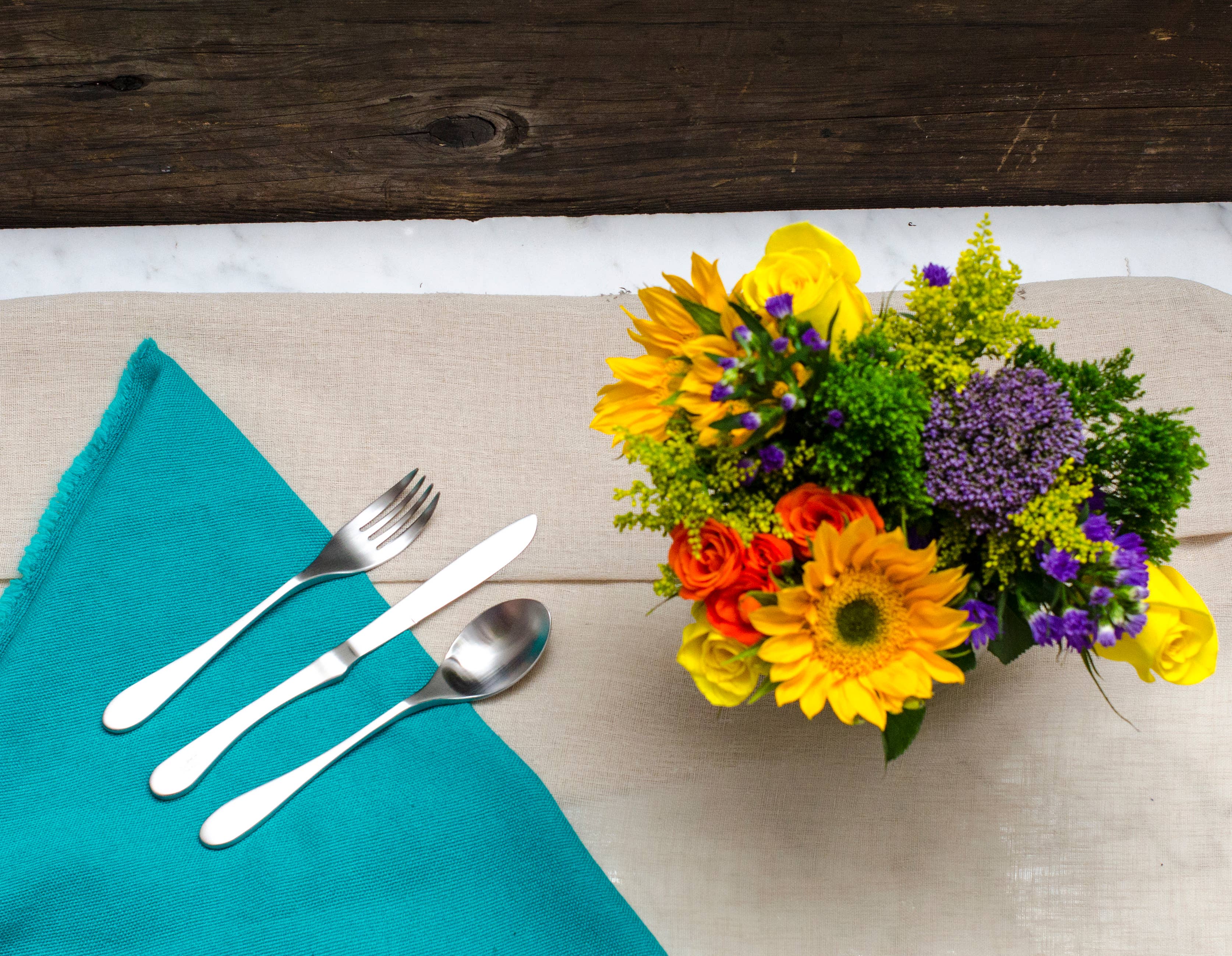 Knork Flatware - Wholesale Flatware Set - Original Matte 5 Piece Place Setting6