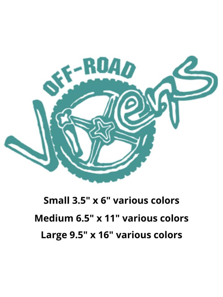 Off-Road Vixens Logo Stickers for wholesale by Off Road Vixens Clothing Co.