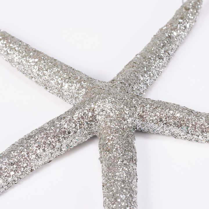 Primitives by Kathy - Wholesale Ornament - Silver Starfish Ornament1
