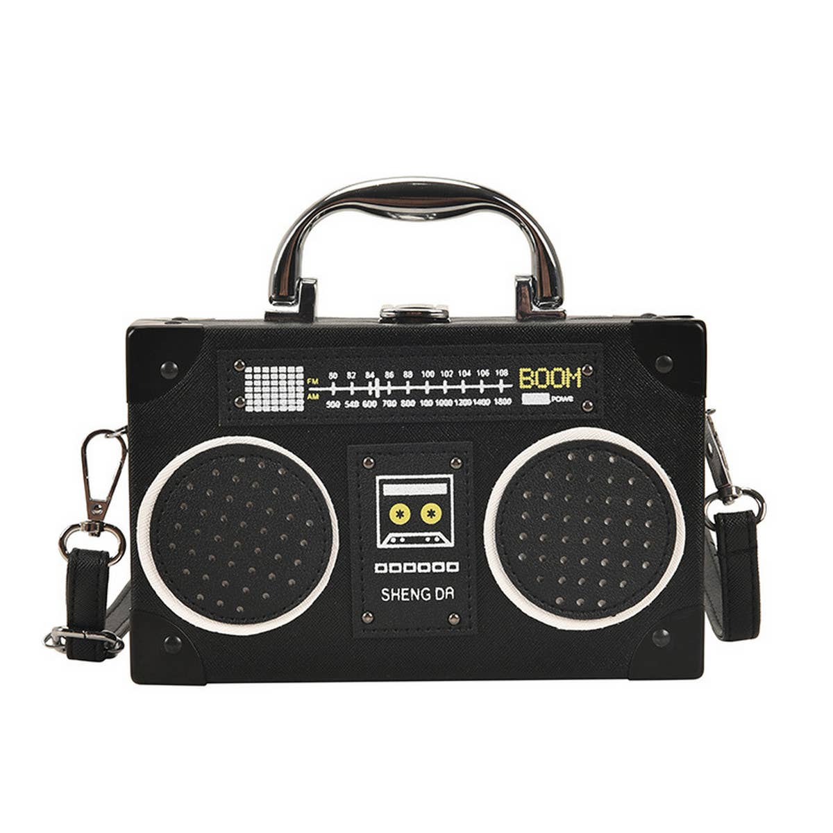 ACCITY - Wholesale Messenger Bag - Women's - RETRO RADIO BOX-SHAPED MESSENGER BAG_CWAB098514