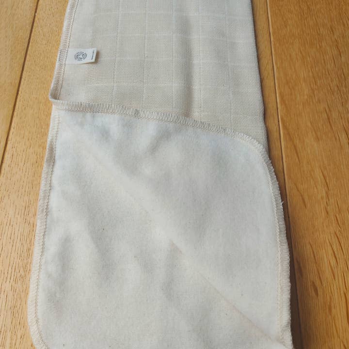 Organic Cotton Muslin Face Cloth for wholesale by SkincareBOOtique
