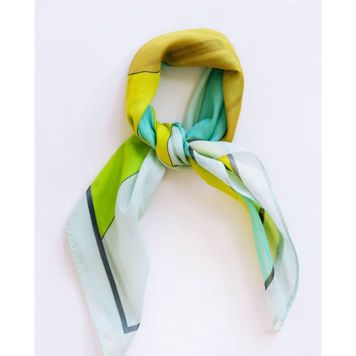Haferkorn & Sauerbrey - Wholesale Scarf - Unisex - Santiago fabric, silk-cotton blend, 60x60 cm3