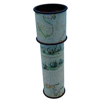 Golden Island Int'l Inc. - Wholesale Decorative Tabletop Object - GI-8082M/120 Old-Fashioned Kaleidoscope: Old World Maps
