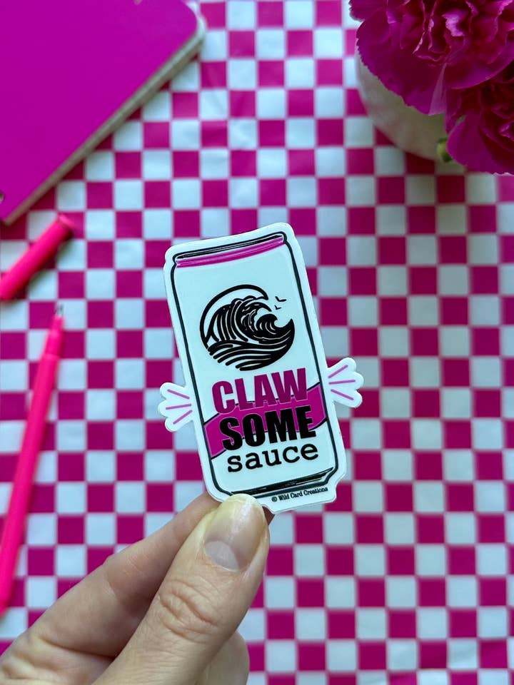Sticker met clawsome saus voor wholesale door Wild Card Creations
