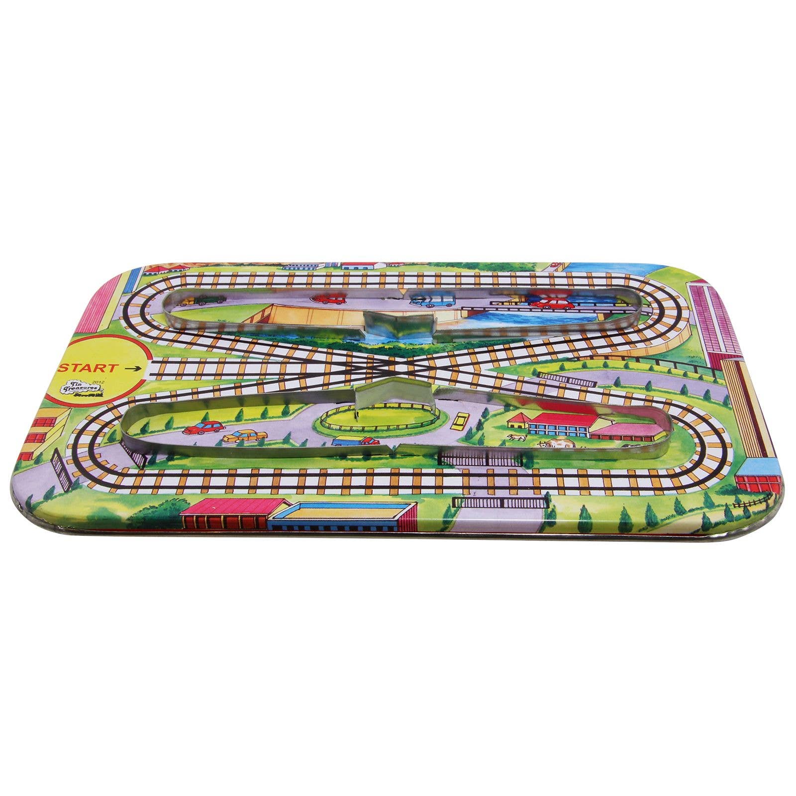 Tribal Trade GmbH - Wholesale Toy Set - Kids - Modern Train Tin Toy Play Without Tin Cars1