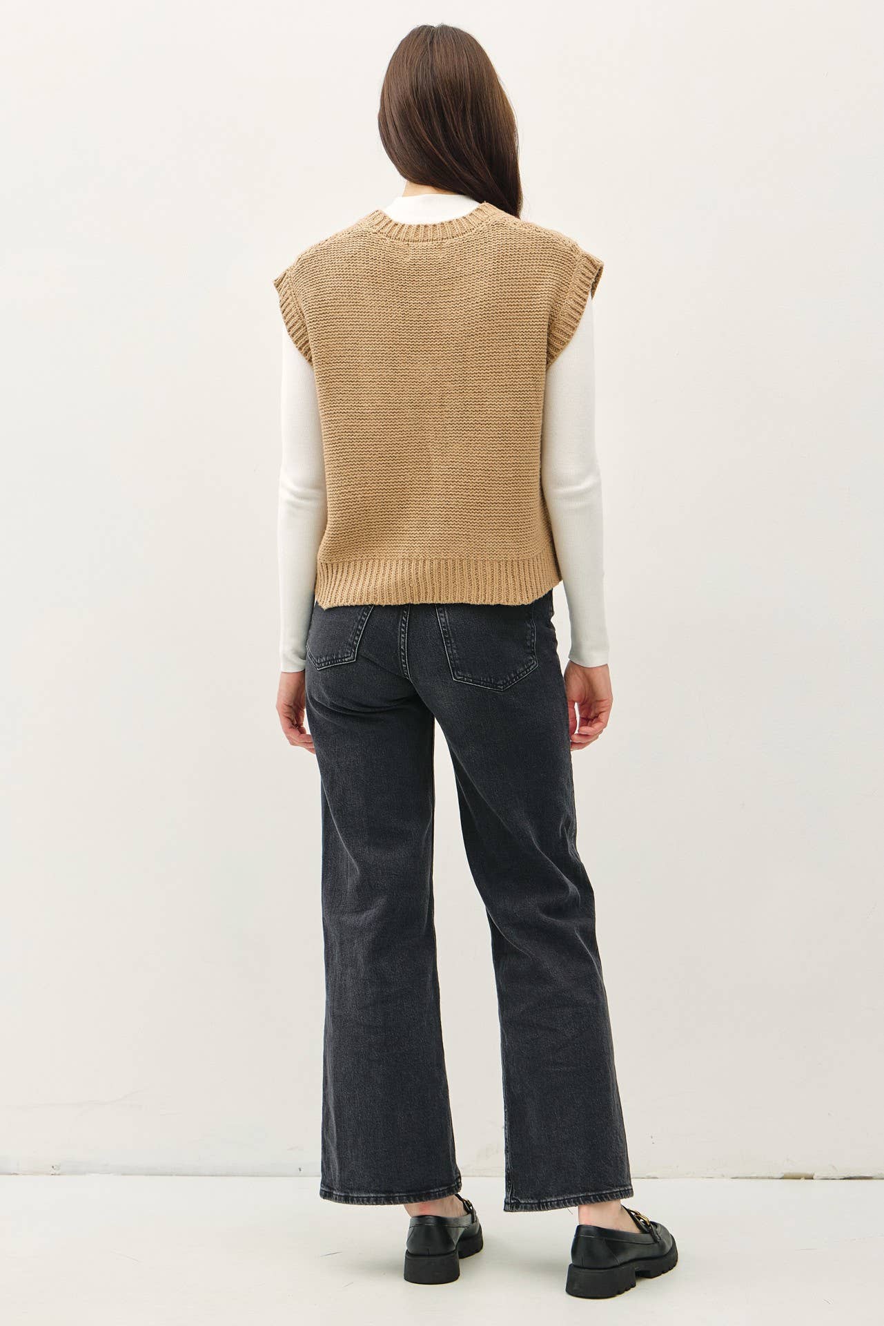 Be Cool - Wholesale Sweater Vest - Women's - CHUNKY CABLE KNIT SWEATER VEST11