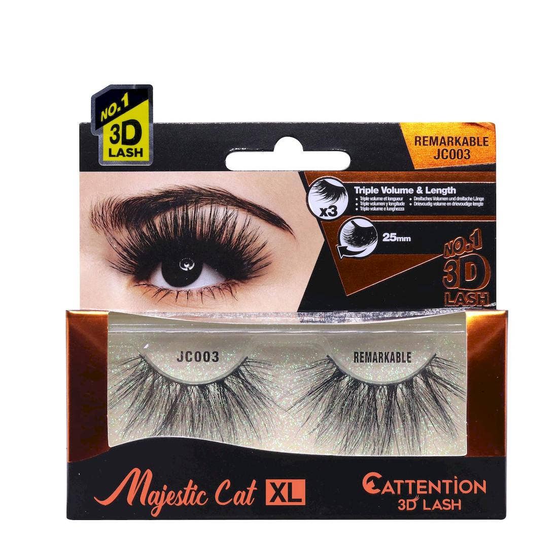 Diacly - Wholesale False/Fake Eyelashes - Ebin New York 3D XL Majestic Cat Eyelashes5