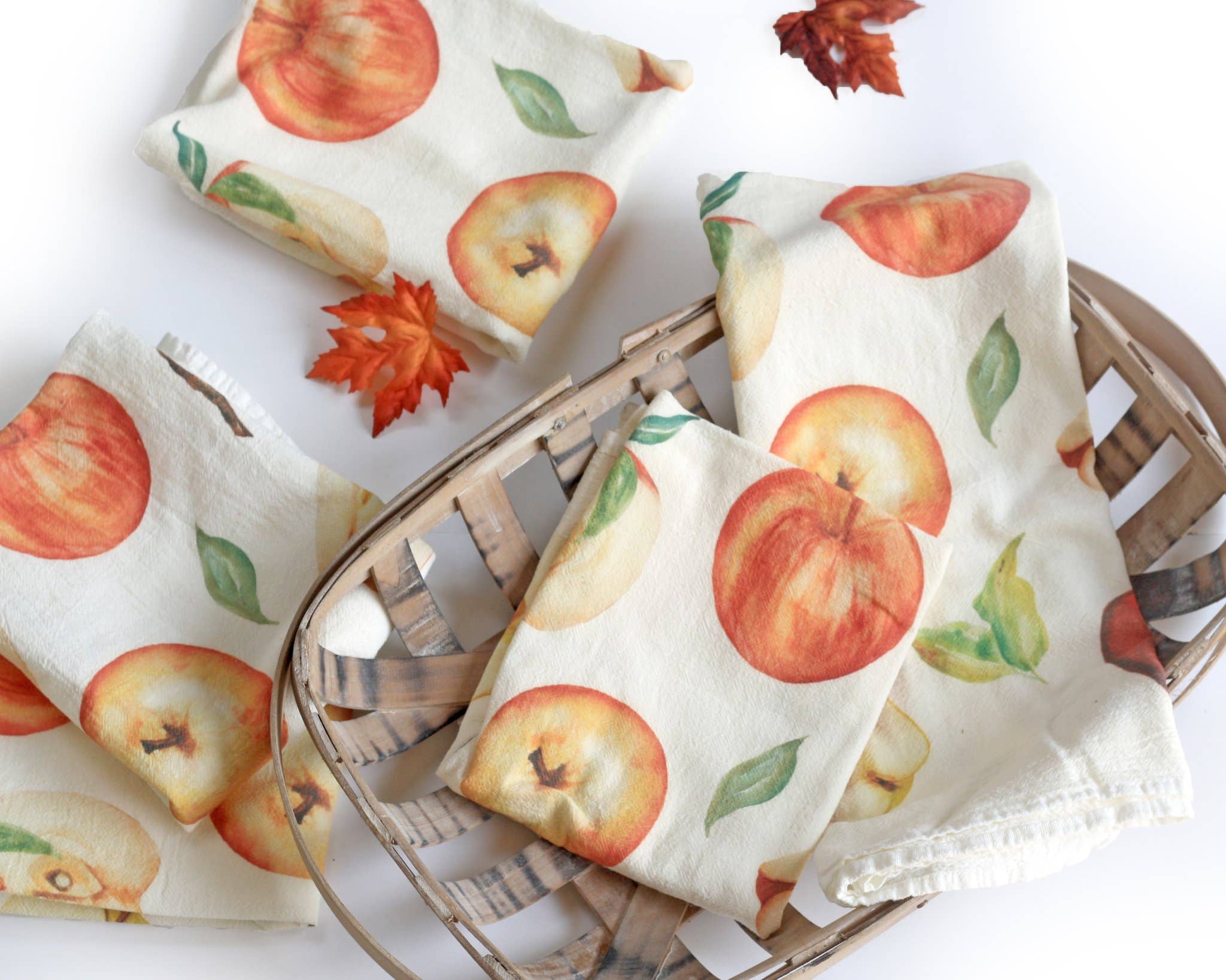 Honey Brush Design® - Wholesale Tea Towel - Apples Tea Towel2