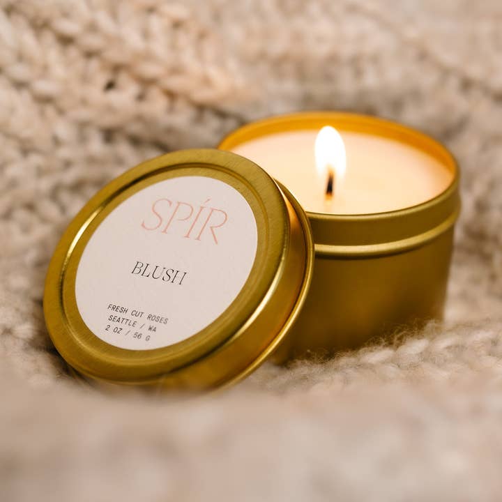 Blush – 2 oz Candle for wholesale by Spír Candle Co.