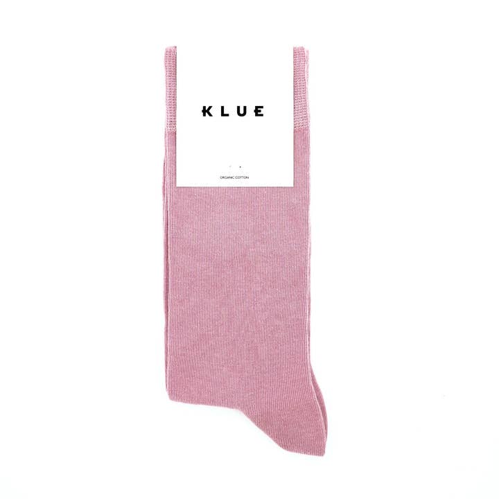 KLUE - Wholesale Socks - Unisex - KLUE Organic solid Socks | Pink3