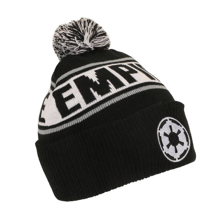 Star Wars Galactic Empire Black Cuff Beanie for wholesale by Bioworld Merchandising