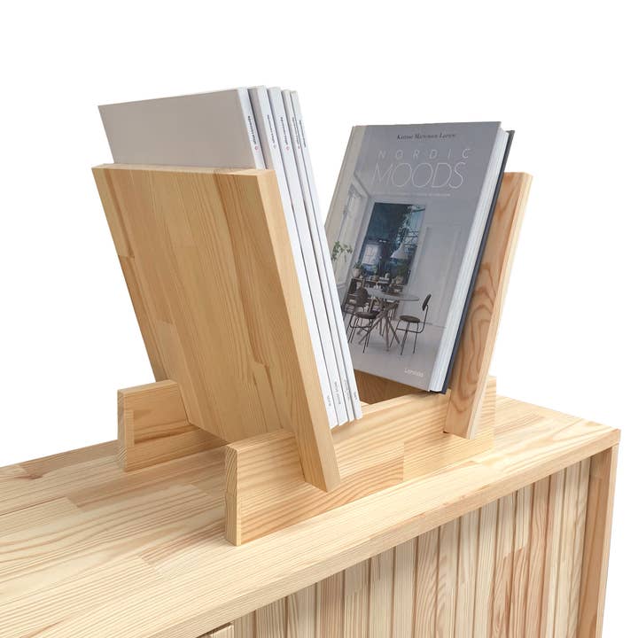 Wooden bookshelf for wholesale by Stoff Mobel