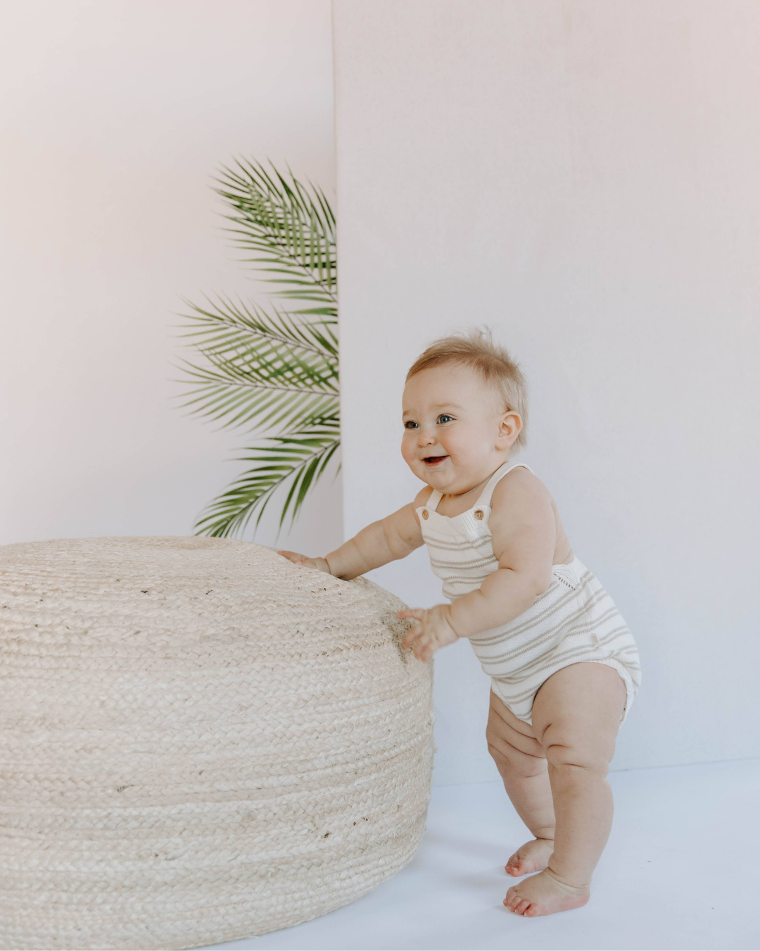 Dear Hayden – wholesale Overall - Baby – Bubbelromper i randig ekologisk bomullstrikå6
