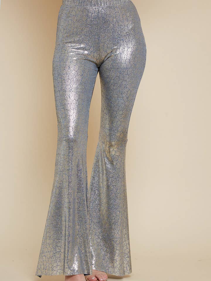 NAVY SP6168A BLUE ANIMAL FOIL KNIT FLARES W POCKET - POSSIBLE SET for wholesale on Faire1