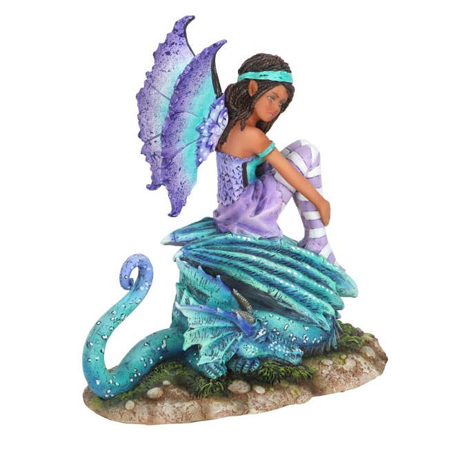 Something Different Wholesale - Wholesale Decorative Figurine - 16cm Dragon Perch Fairy Figurine by Amy Brown4