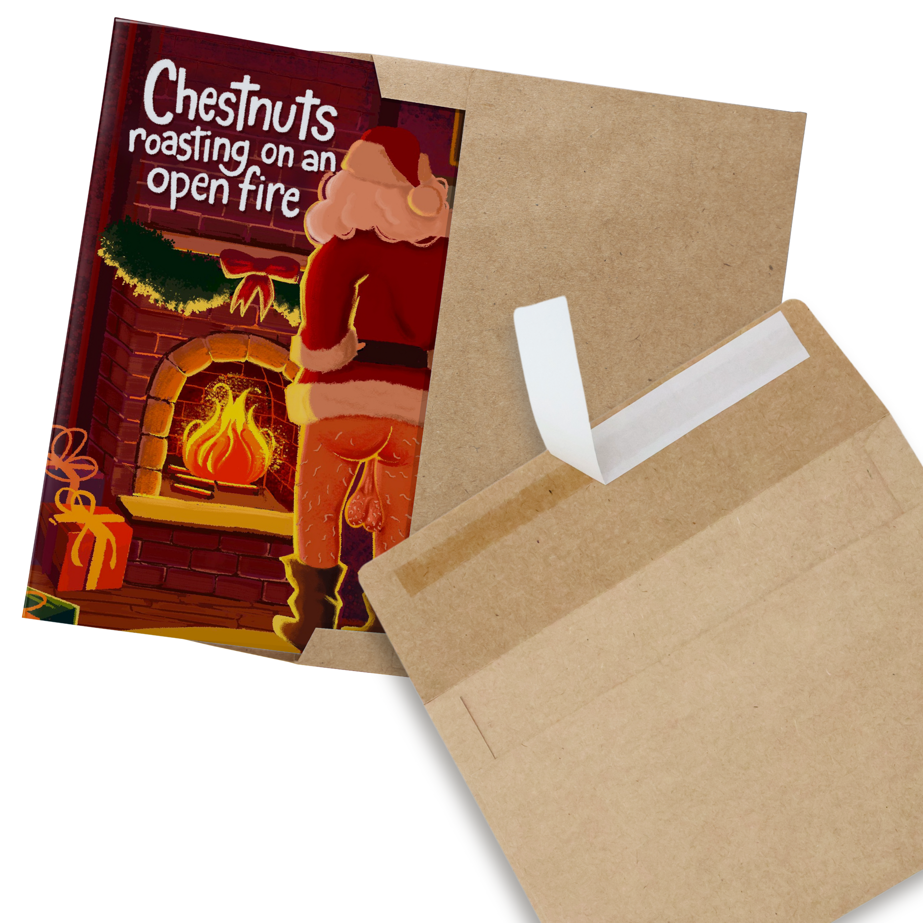 Sleazy Greetings – Engroshandel Julekort – Kastanjer Ristning6