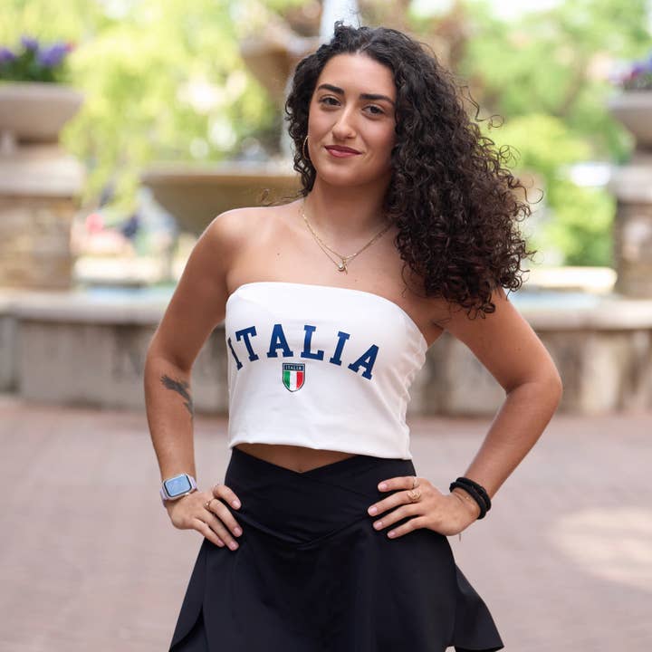 Italia Tube Top for wholesale by Hardcore Italians