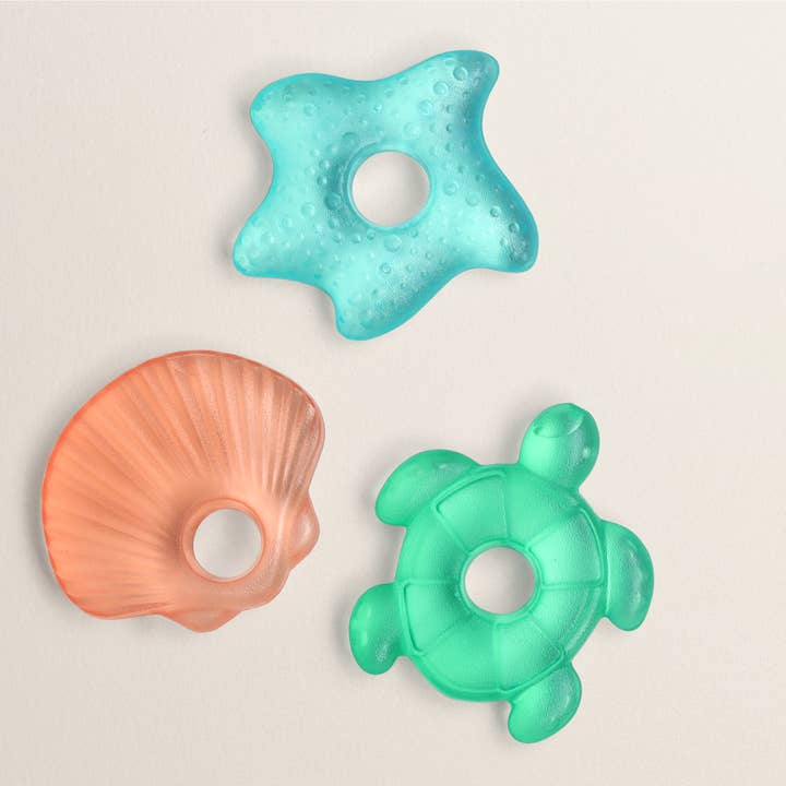Itzy Ritzy - Wholesale Teether (Not Clip-On) - Baby - *NEW OPTION* Cutie Coolersâ„¢ Water Filled Teethers (3-pack)