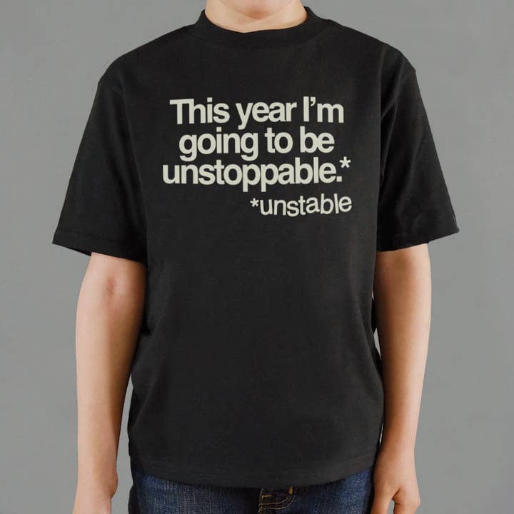 T-shirt Unstoppable pour enfant pour la vente par 6DS