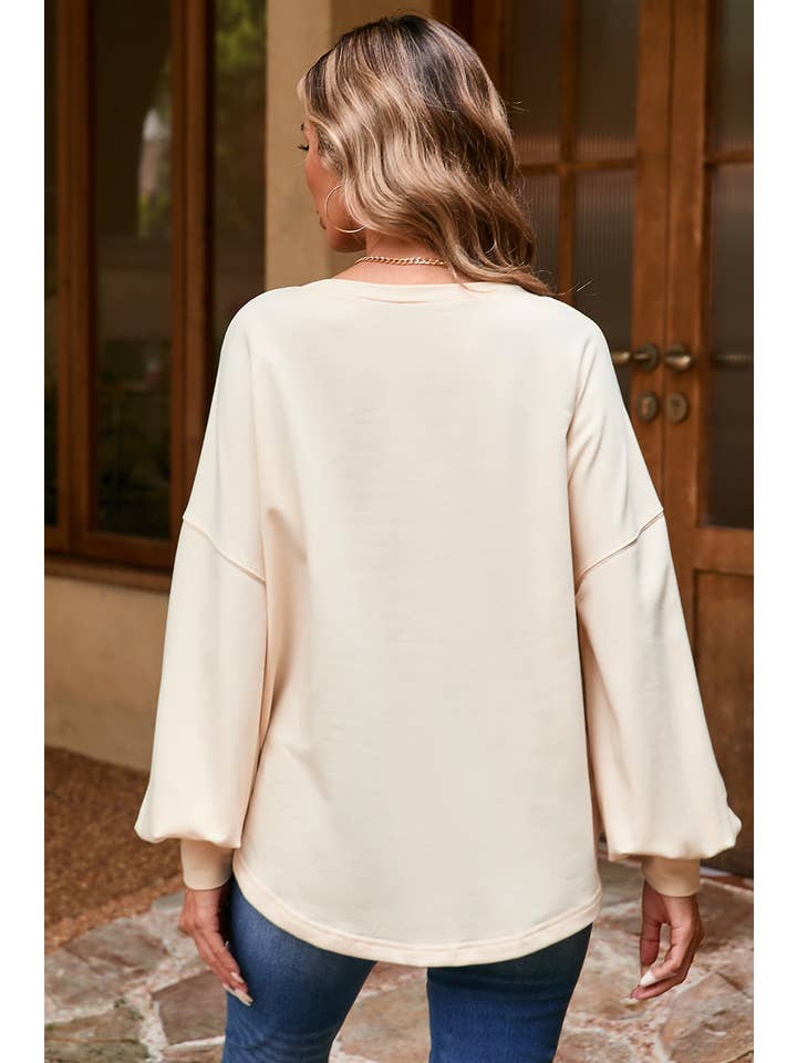 Little Daisy Closet - Wholesale Knit Top - Women's - LDC Studded Star Graphic Oversized Top