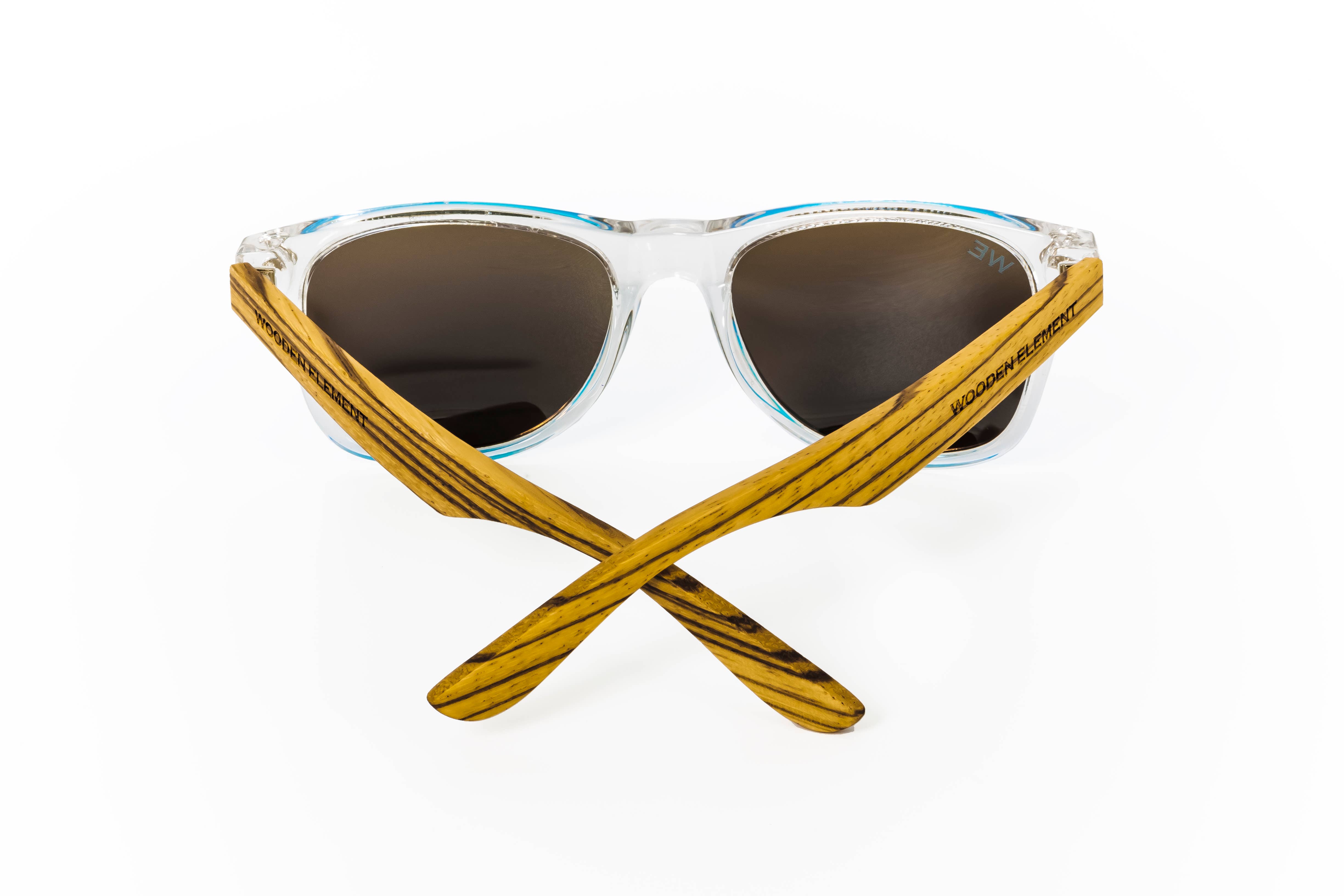 Wooden Element - Wholesale Sunglasses - Unisex - Cross Color (Light Blue) Sunglasses5