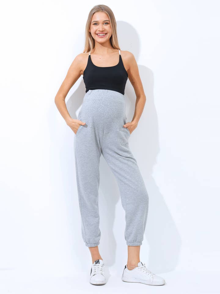 Alina Mae Maternity - Wholesale Pants - Maternity - Maternity Sweatpants Pregnancy Gym Pants Casual Pant0