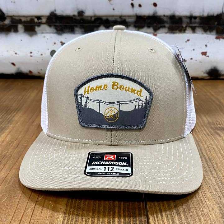 HB Powerline Cap - Khaki/Weiß für den Großhandel von Home Bound Company