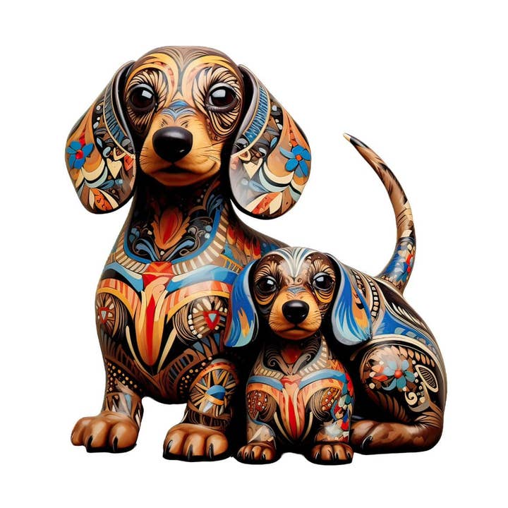 Dachshund Dog Family - Jigsaw Puzzle and other Purchase Wholesale dachsund. Free Returns & Net 60 Terms on Faire trending on Faire.