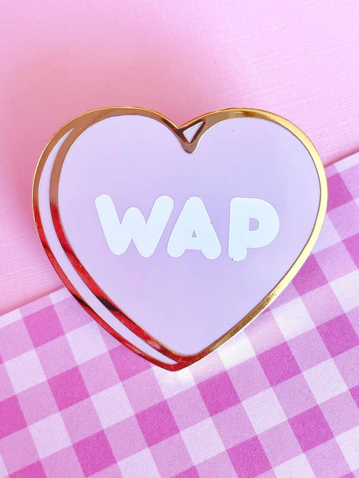 Alfinete de corações doces WAP por atacado de Basura Gang