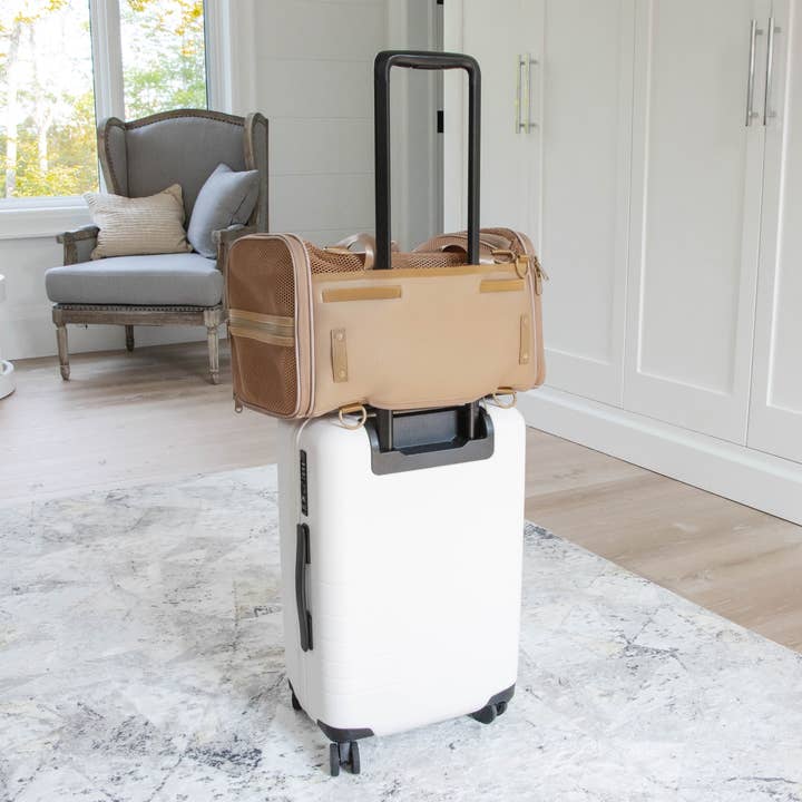 Tan Airline Approved Travel Pet Carrier for wholesale on Faire5