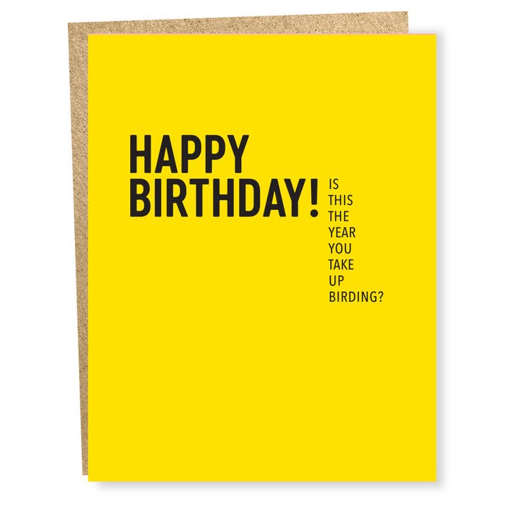 Sapling Press - Wholesale Birthday Card - #1505: Birding Card
