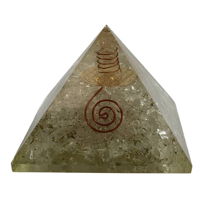 VIE - Wholesale Spiritual Stone/Crystal - Orgone Reiki Healing Pyramid - Energy Cleansing, 7.5cm31