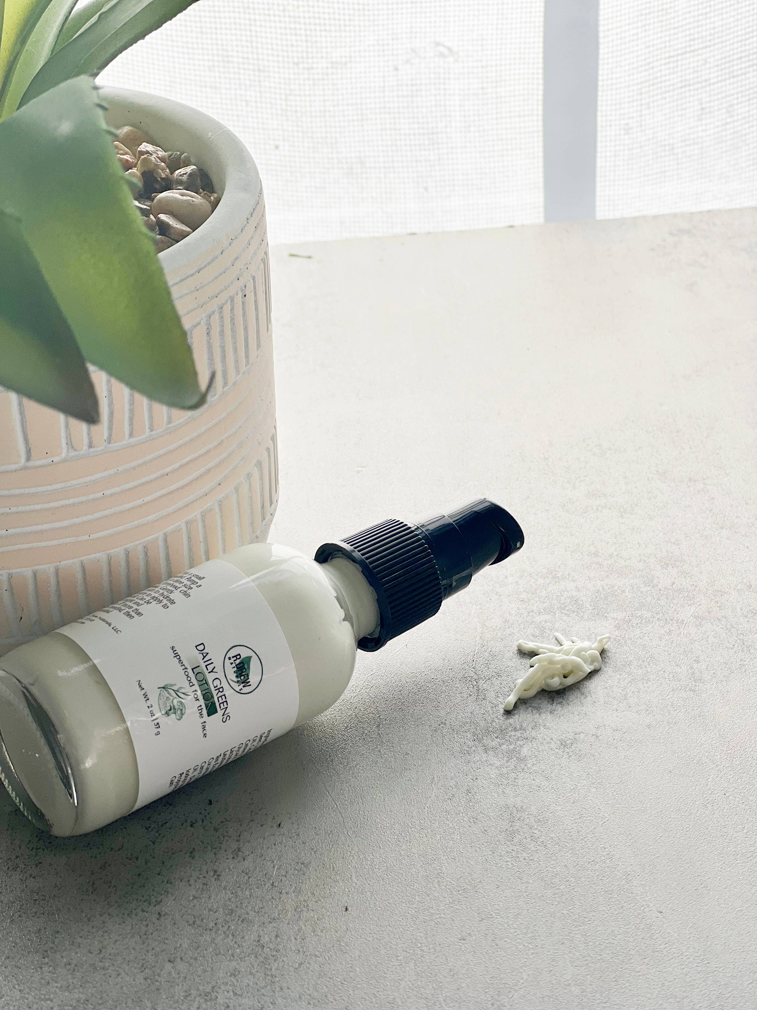 R. Drew Naturals, LLC – Hidratante facial por atacado – Daily Greens Loção Facial1