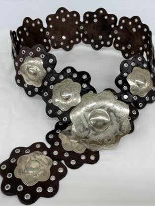 Leather Belt B461 Brown for wholesale by DAIRI