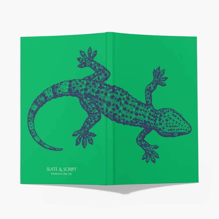 Slate and Script 'Botanical Gecko' A5 Notebook 80 pages for wholesale by Slate and Script