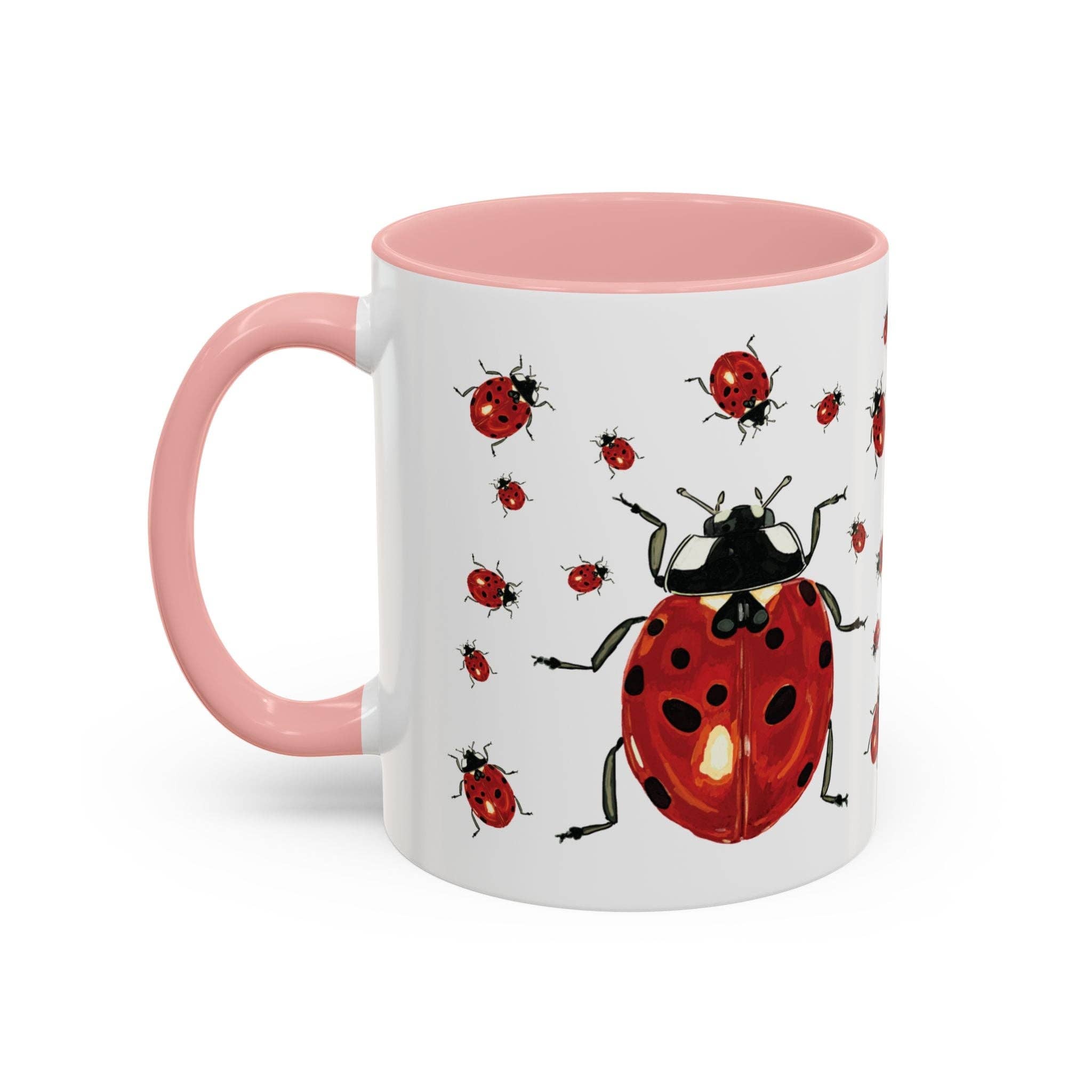 Blue Cava - Wholesale Coffee Mug - Ladybug Two Tone Ceramic Mug (11oz & 15oz)15