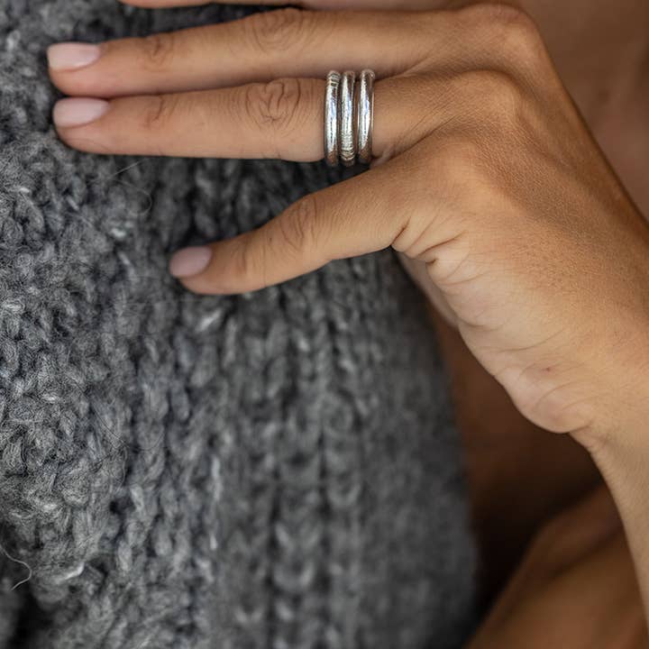 SHANSHAN - Wholesale Band/Stacked Ring - Kumali Ring9