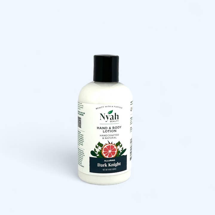 Lait pour les mains et le corps Chevalier Noir pour la vente par Nyah Beauty