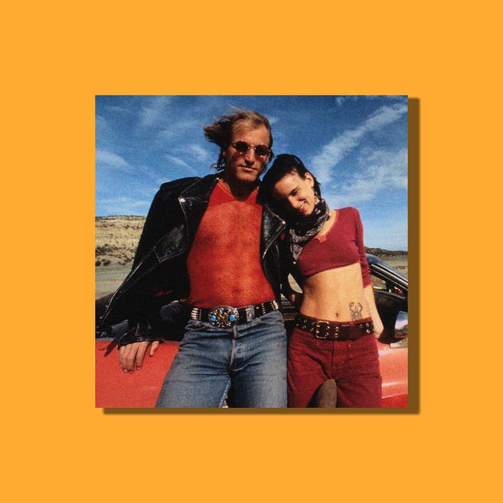The Weeping Roses - Wholesale Sticker - Natural Born Killers Mickey & Mallory Square Vinyl Sticker