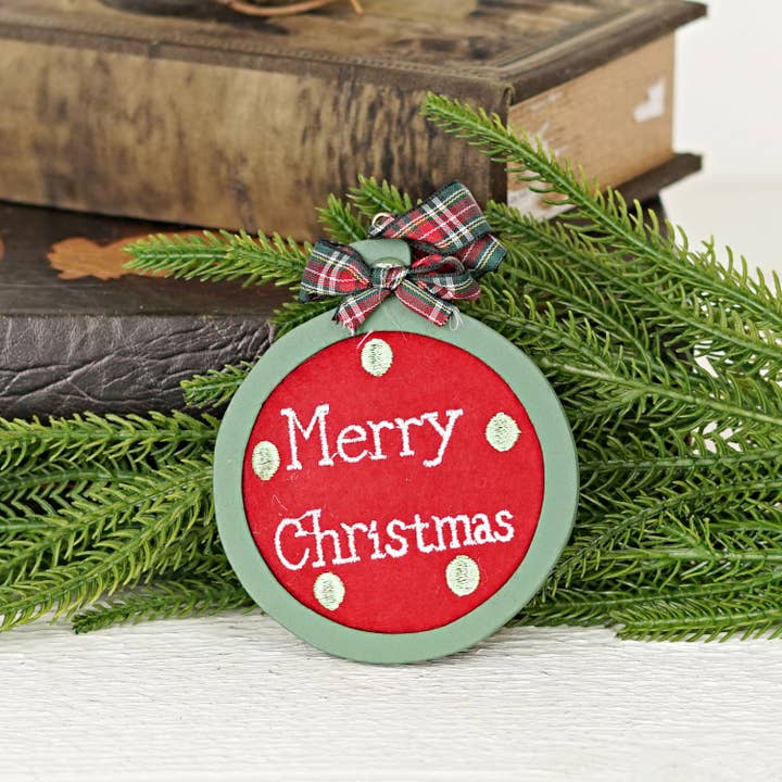 Impressive Enterprises, Inc. - Wholesale Ornament - M2628- Tis The Season Gingham Ball Ornaments- 3.5"4